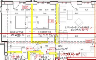 Bloc Premium Finalizat 3 Camere Incalzire in Pardoseala - Poză 3