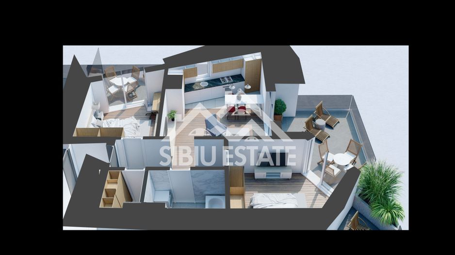 Apartament cu 2  camere-Design avangardist și confort contemporan - Poză 5