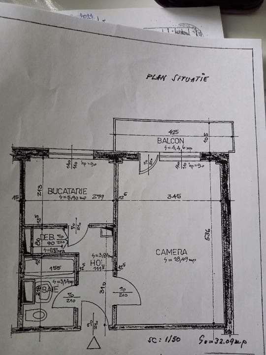 Garsoniera de vanzare Turda - Piata Victoriei G1 - Poză 12