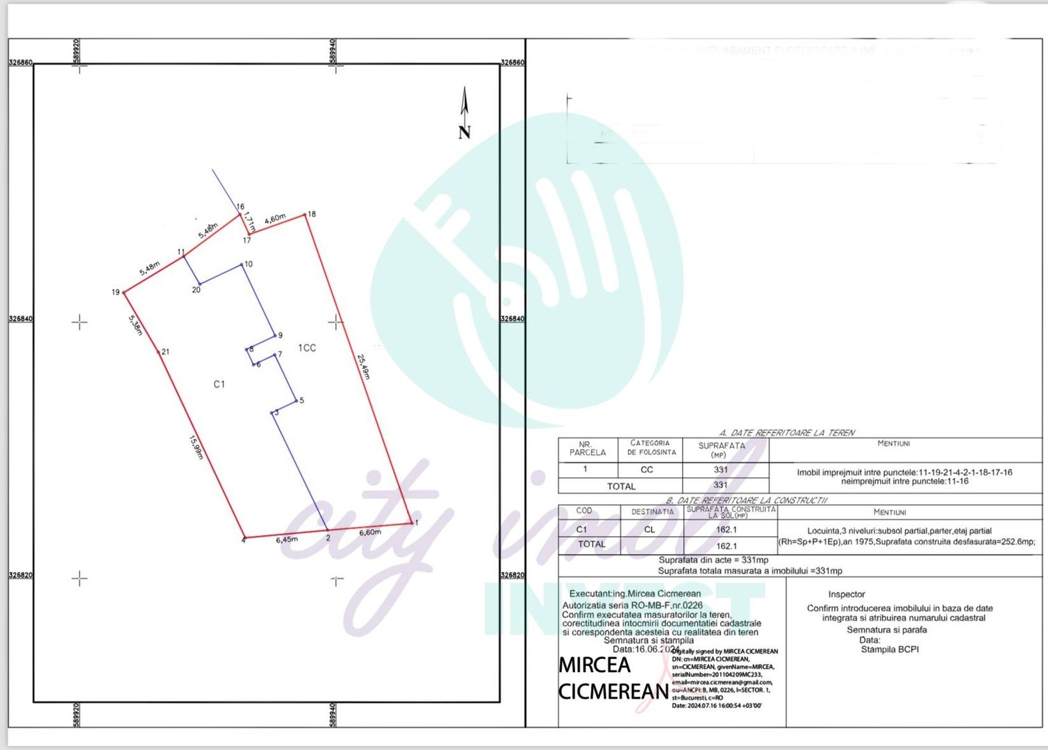 Casa formata din 2 corpuri cu TEREN 433 MP - Poză 15