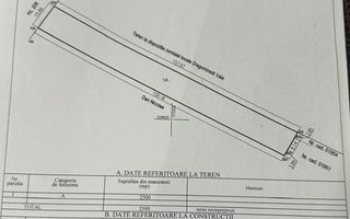 Teren 2.500 mp | Dragomirești Deal - Schiță 2
