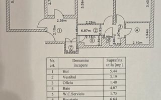 Apartament 3 camere decomandat – Șoseaua Olteniței - Schiță 11