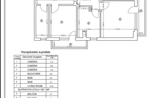 AP. 4 CAMERE BUCURESTII NOI, MOBILAT/UTILAT, BLOC NOU, COMISION 0% - Schiță 9