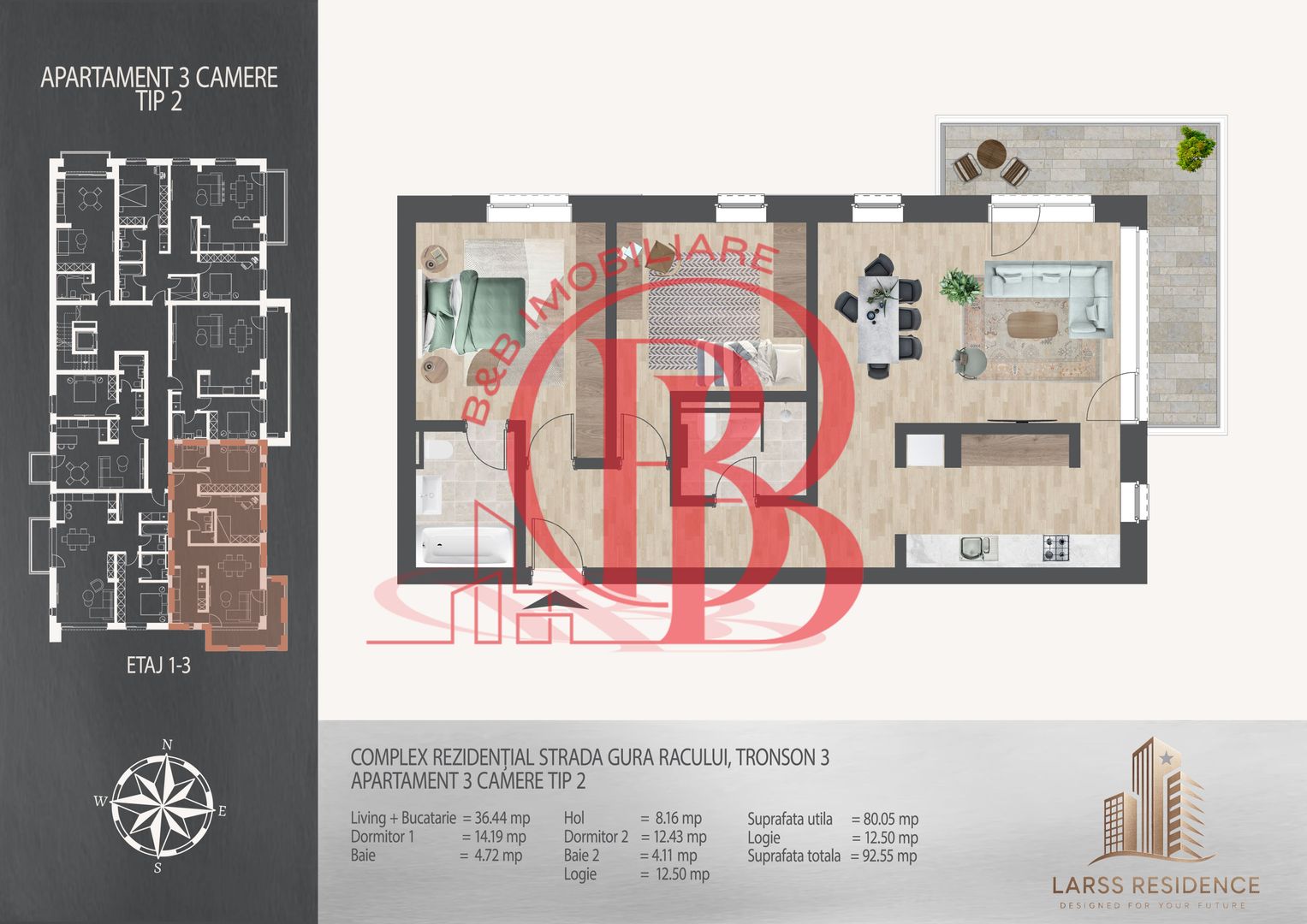3 camere  700 metri de  Metrou Nicolae Teclu - Schiță 12