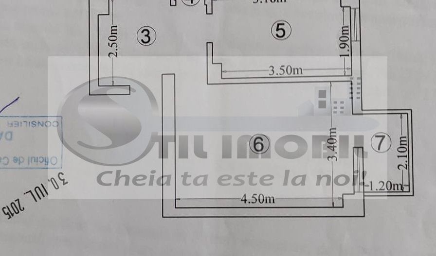 Nicolina - 2 Camere Decomandat, 65 mp - etaj 3 - Negociabil ! - Schiță 7