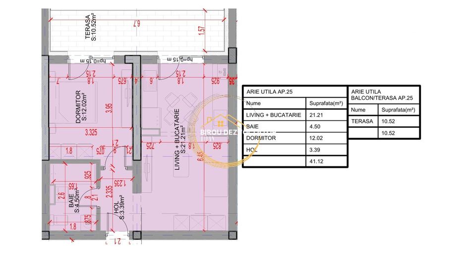 Decomandat Asnamblu modern Parcare inclusa Pallady Parc Metrou Teclu - Schiță 7