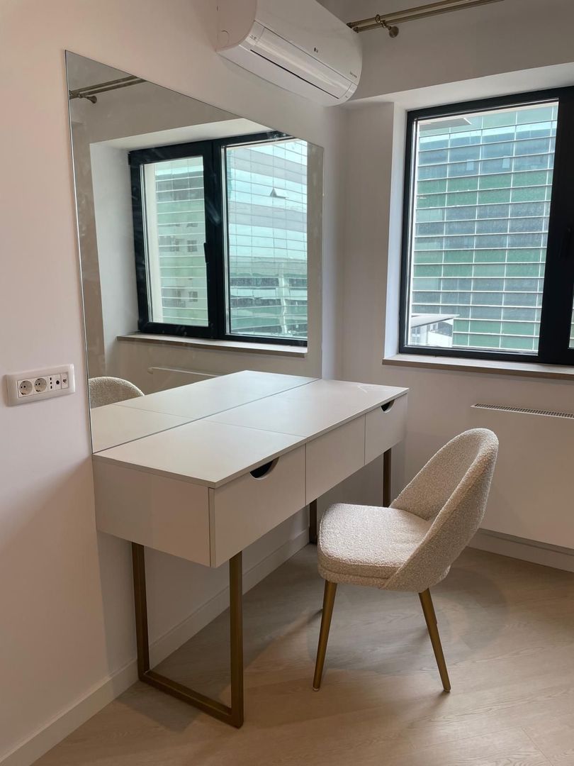 INCHIRIERE APARTAMENT TREI CAMERE MOBILAT UTILAT ZONA PIPERA CORTINA NORTH - Poză 17