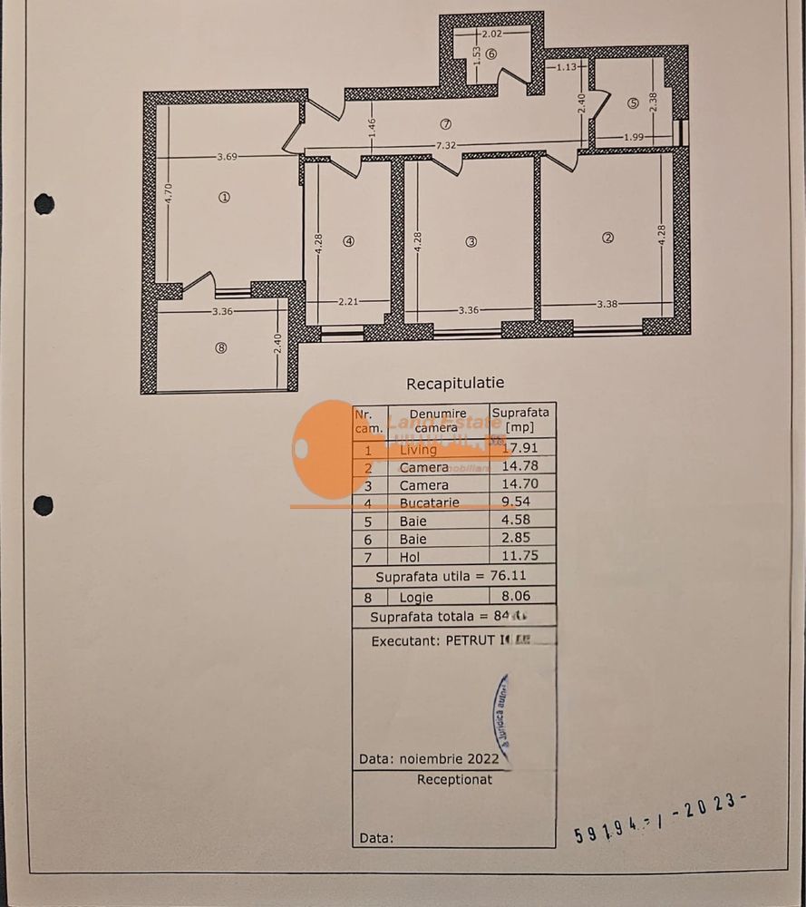 3 camere Crangasi - Schiță 8