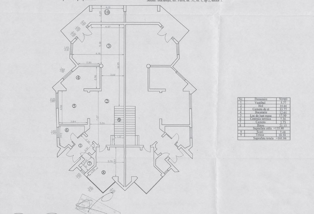 VILA ELEGANTA 5 CAMERE CU CURTE SI TERASA || EROU IANCU NICOLAE- PIPERA - Schiță 38