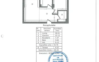 Apartament 2 cam, mobilat partial, utilat si parcare - Poză 12