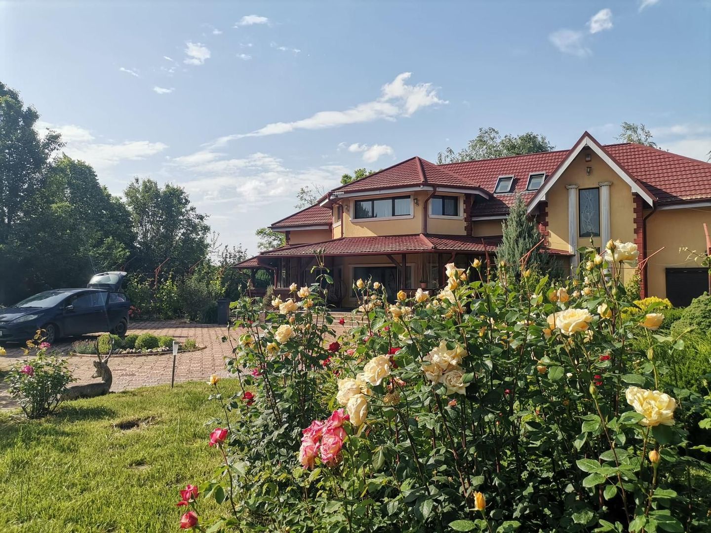 Vilă de lux mobilata/utilata cu terasa+foisor, garaj,gradina si livada - Poză 6