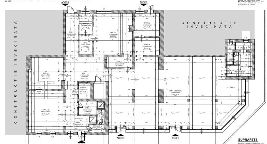 Spatiu comercial 268 mp Piata Cetatii | Vitrina mare | Parcare - Schiță 10