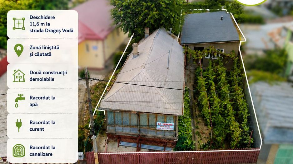TEREN INTRAVILAN 480 mp, VASLUI zona TRAIAN; - Poză 1