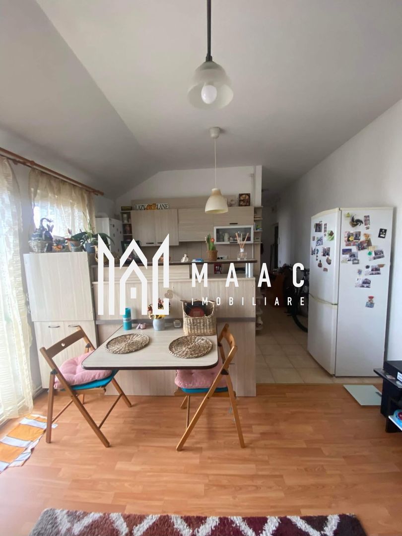 Apartament 3 camere | Cedonia, Sibiu | 50 mp, mansardă, mobilat - Poză 1
