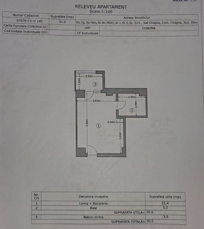 Garsonieră modernă Militari Residence | Etaj 5 | Bloc 2020 | Mobilată - Schiță 11