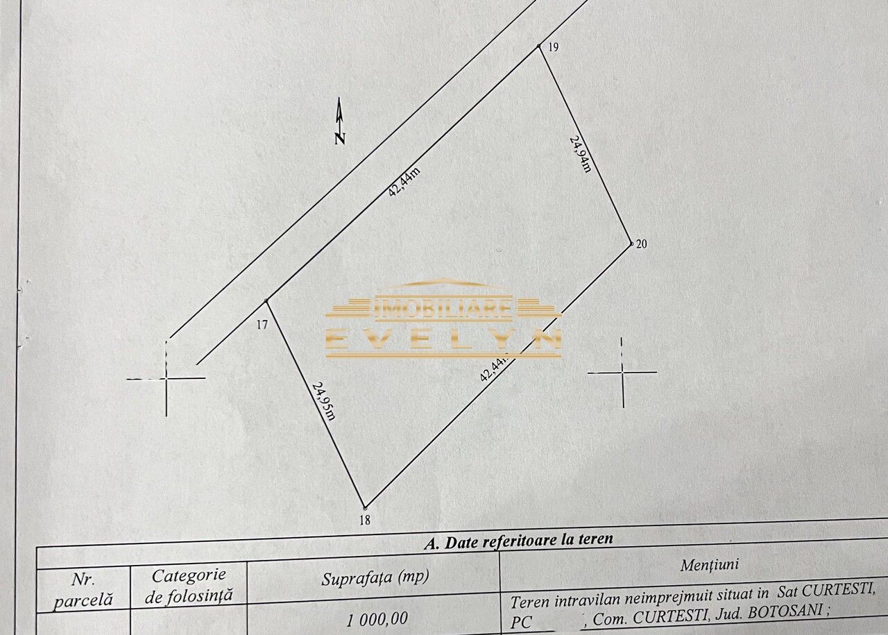 Teren intravilan de vânzare – 2.000 mp – Zona Lebăda - Poză 2