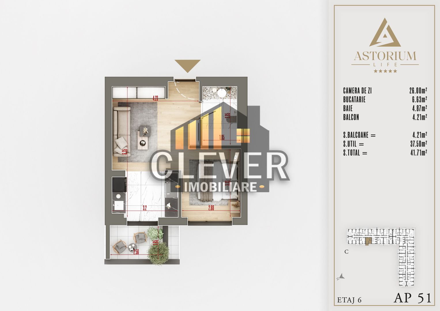 Ideal Investitie 2 Camere Finisaje Premium Theodor Pallady - Poză 2