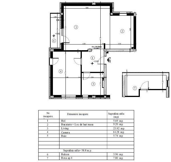 Apartament 2 camere + balcon si boxa | loc de parcare | zona Buna Ziua - Poză 10