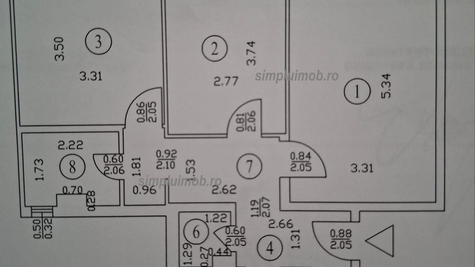 Apartament 3 Camere spatios , mobilat si utilat , Pantelimon . - Schiță 8