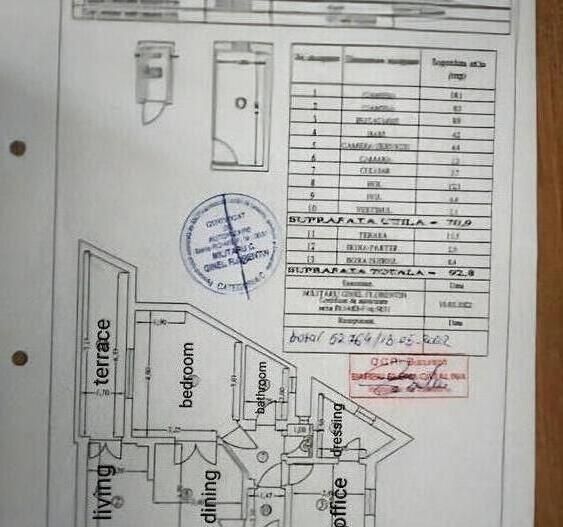 3 CAMERE PARTER INALT CENTRALA PROPRIE BOXE ZONA CENTRALA CALEA CALARASI - Schiță 14