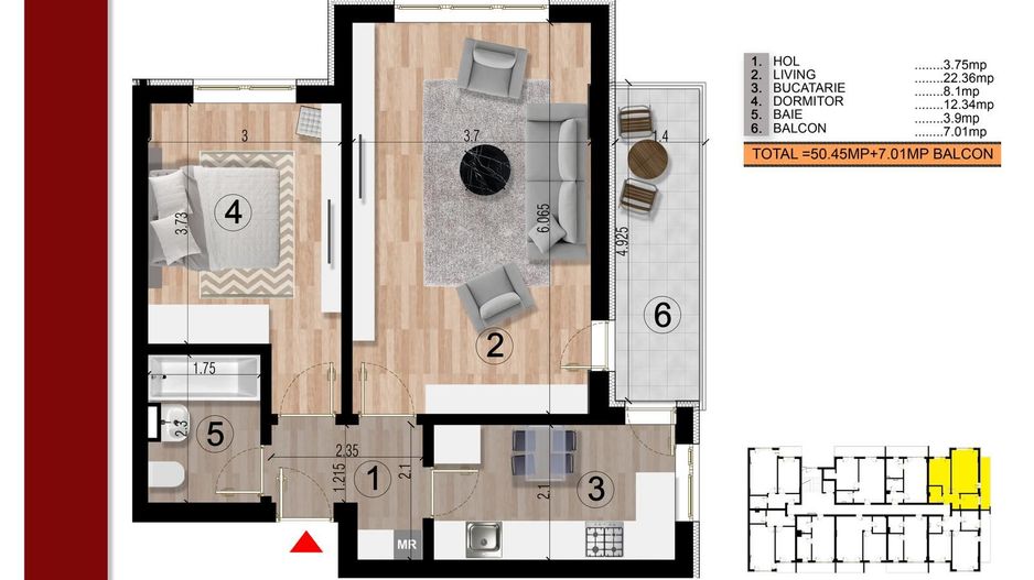 2cam.dec. la aprox. 15min metrou Leonida sau Berceni - Poză 1