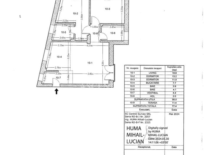 Apartament 3 camere nou | 77,4 mp | Terasă | Giurgiului | 2024 - Poză 27