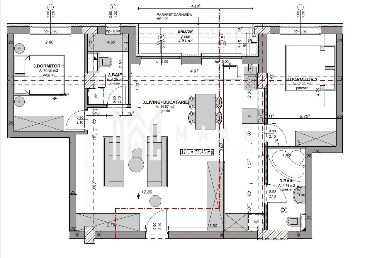 Comision 0% | Apartament 3 camere | Calea Surii Mici | - Poză 1
