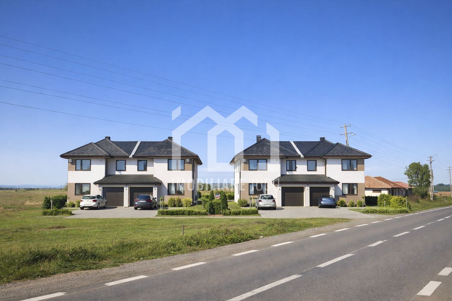 Teren 3000 mp Jucu de Sus | 4 case | utilități | drum județean | 60€/m - Poză 2