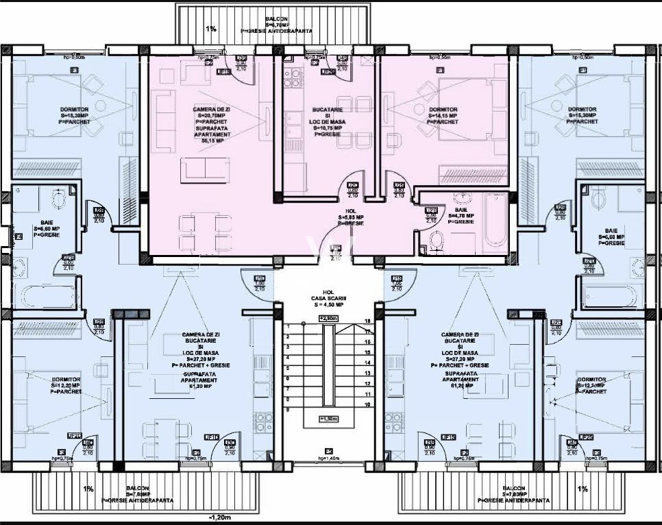 Apartament 2 camere Piata Rahovei, Dedeman, Sibiu - Poză 2