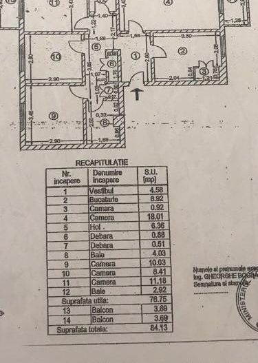Apartament 4 camere Rahova COMISION 0 - Poză 9
