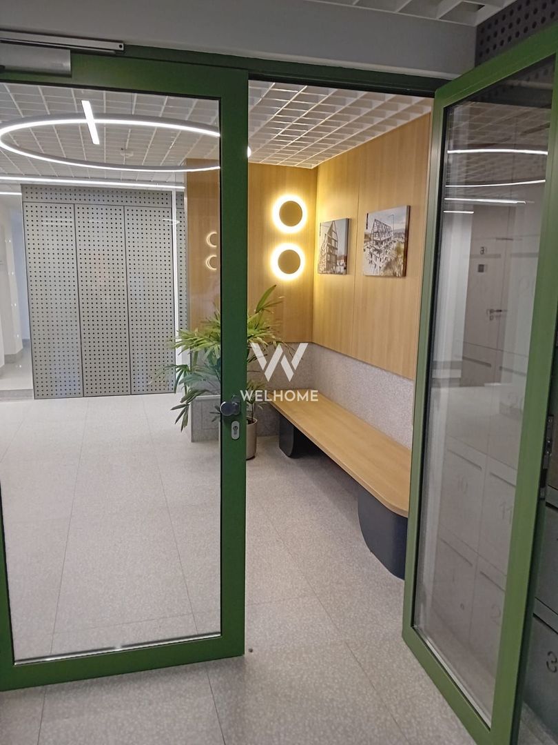 Apartament modern 2 camere, mobilat complet, balcon si parcare - Poză 9