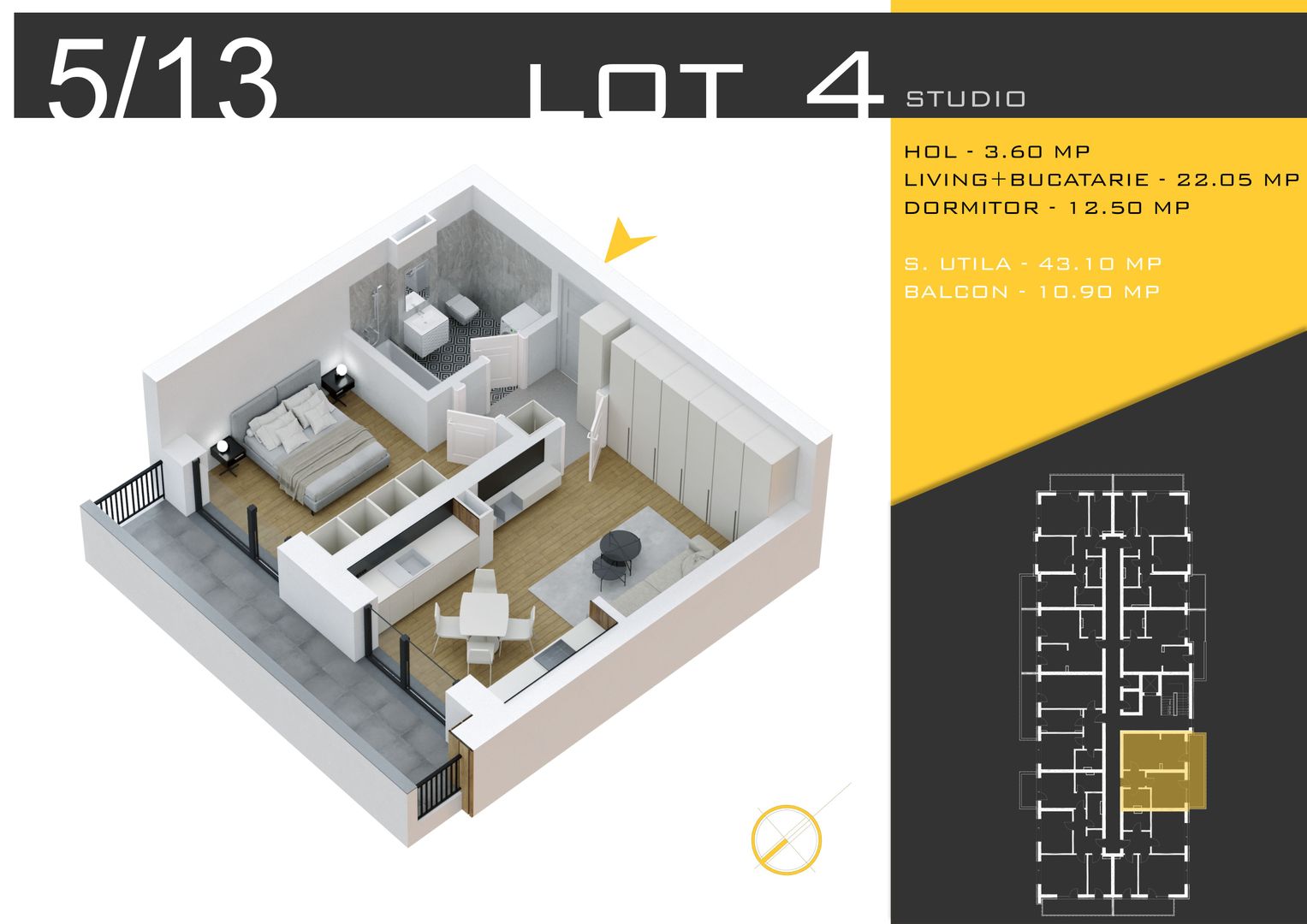 2 camere lansare proiect Titan Pallady  Metrou Nicolae Teclu - Schiță 10