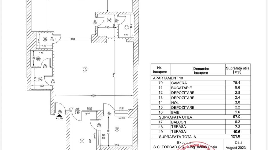 Birou | Office | Mihalache | 1 Mai | Domenii | 121mp | - Schiță 10