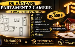 De Vanzare Apartament 2 camere  Metrou Stefan cel Mare,  Eminescu - Poză 1