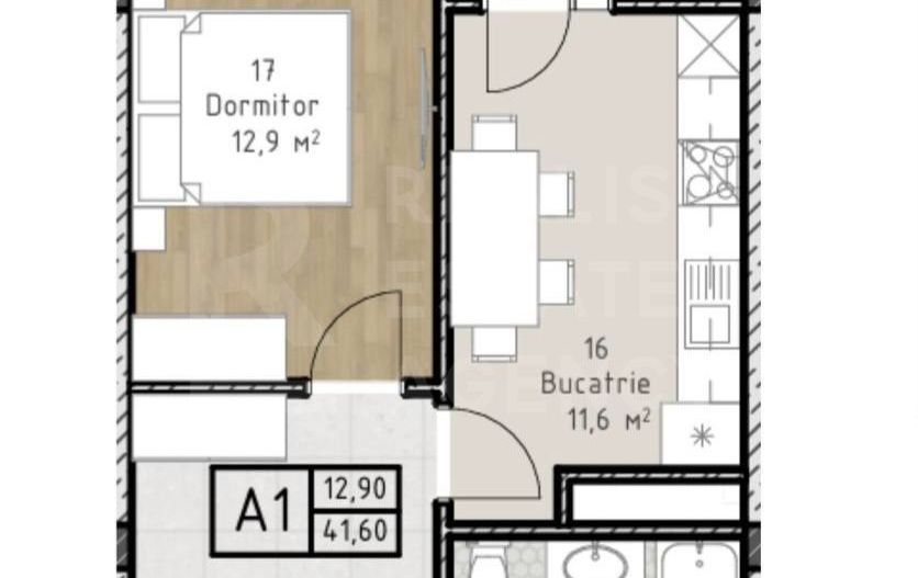 Vânzare, apartamet, 1 cameră, str. Alexandru cel Bun, or. Ialoveni - Poză 8