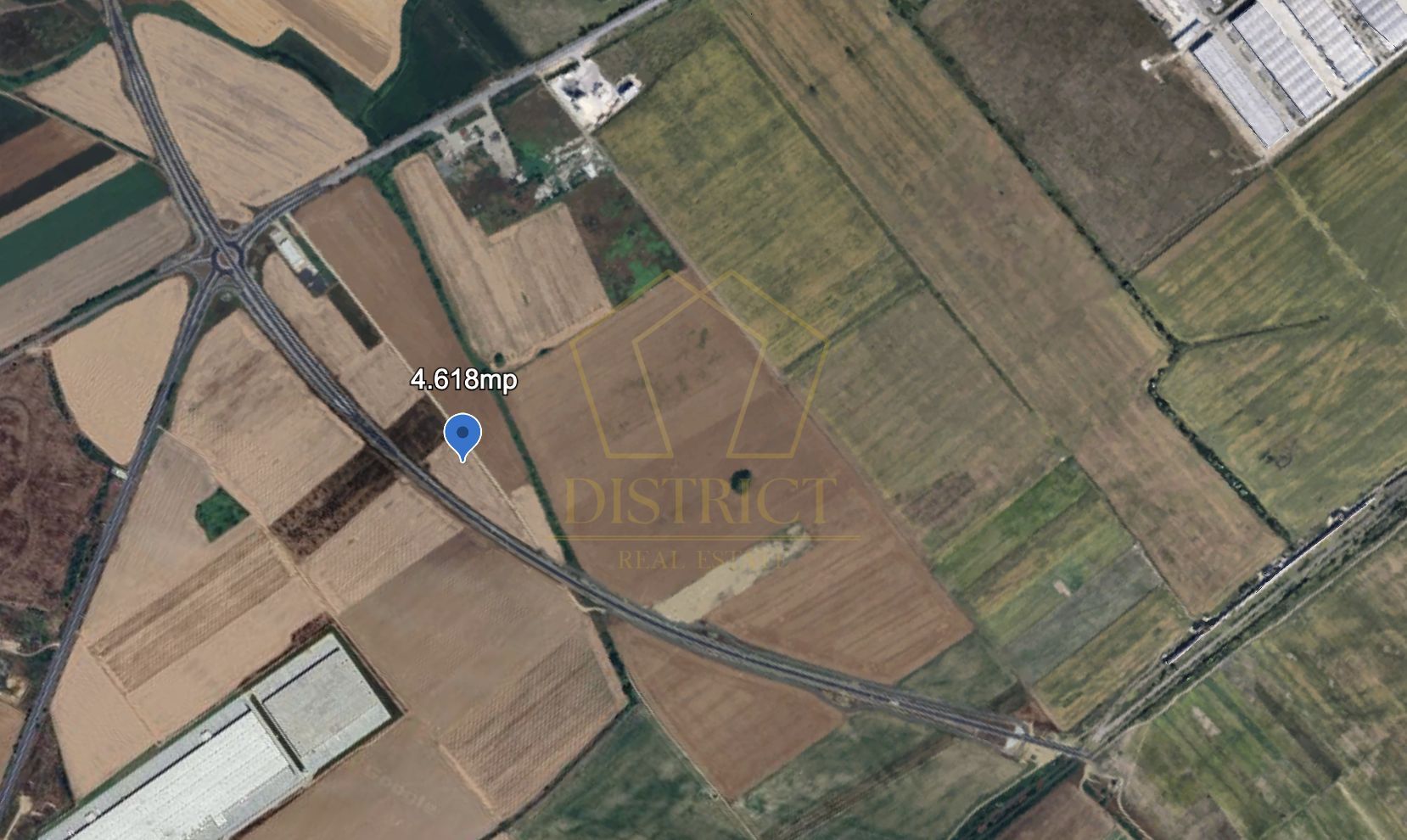 Teren intravilan pentru investitie 4.618mp  |  Sag - Poză 1