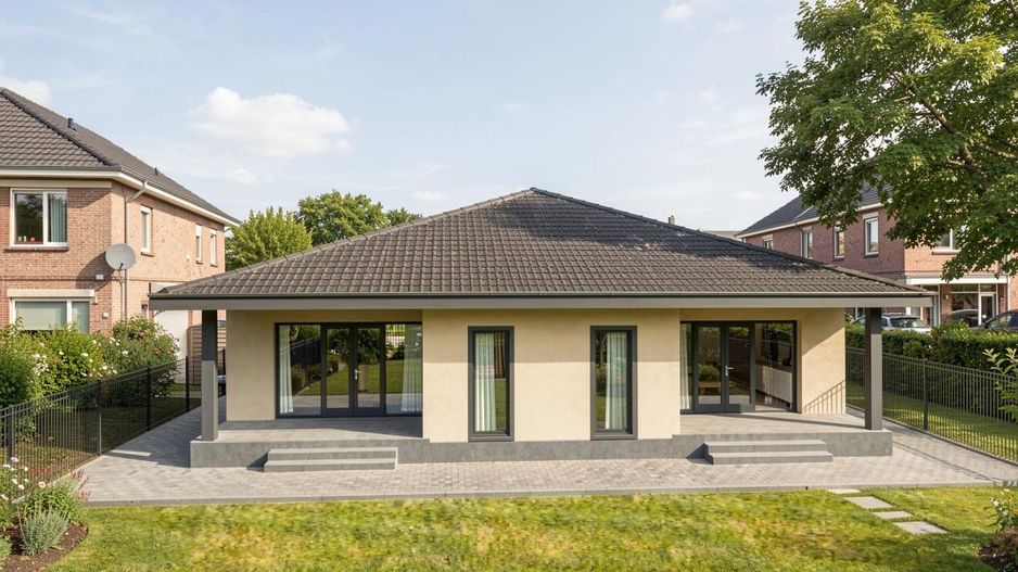 1/2 Duplex Becicherecu Mic,Parter+Pod,3 Camere,Zid Dublu,Terasa Acoperita - Poză 3