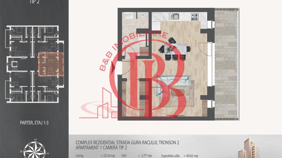 Garsoniera ideala investitie  Pallady Metrou Nicolae Teclu - Schiță 11