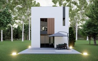 Vila eficienta energetic Tunari, strada publica, POMPA SI PANOURI SOLARE - Poză 7