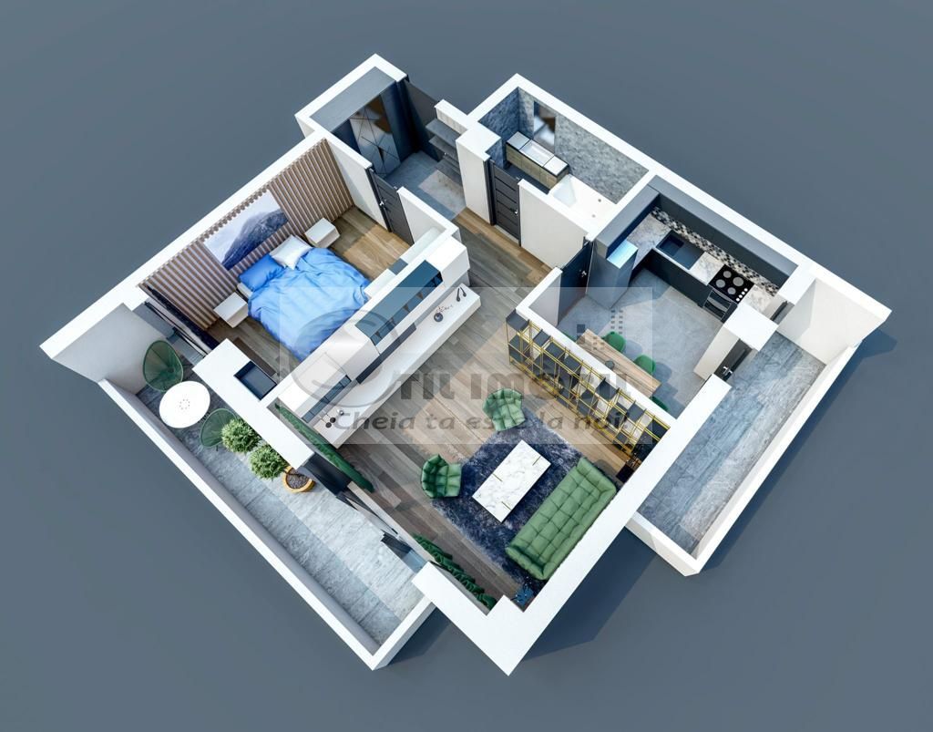 Apartament 2 camere decomandat 67mp - Bucium - Poză 2