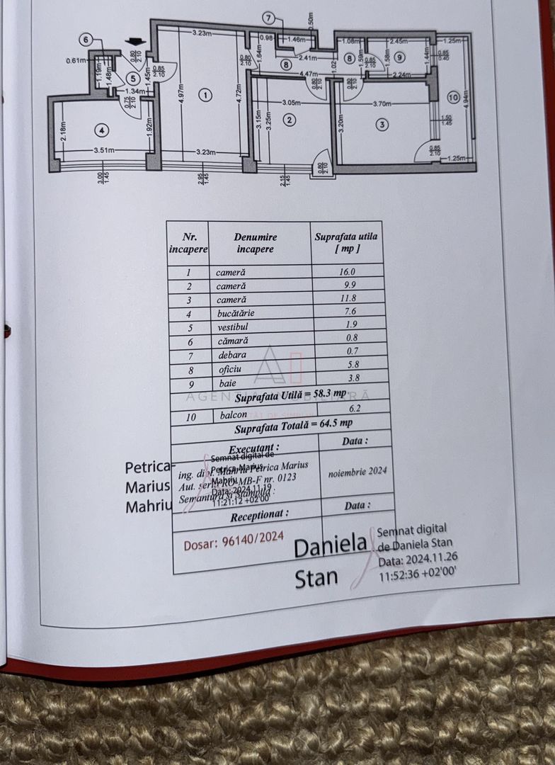 3 Camere  Complet Revovat |2025| Mutare Rapida| - Poză 17