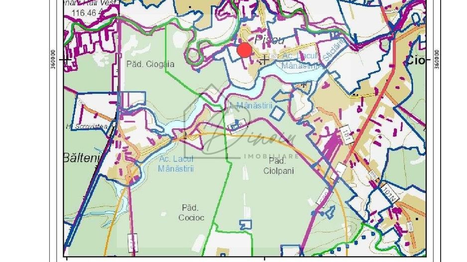 Teren intravilan 2078 mp langa padure - Piscu Ciolpani Snagov - Poză 7
