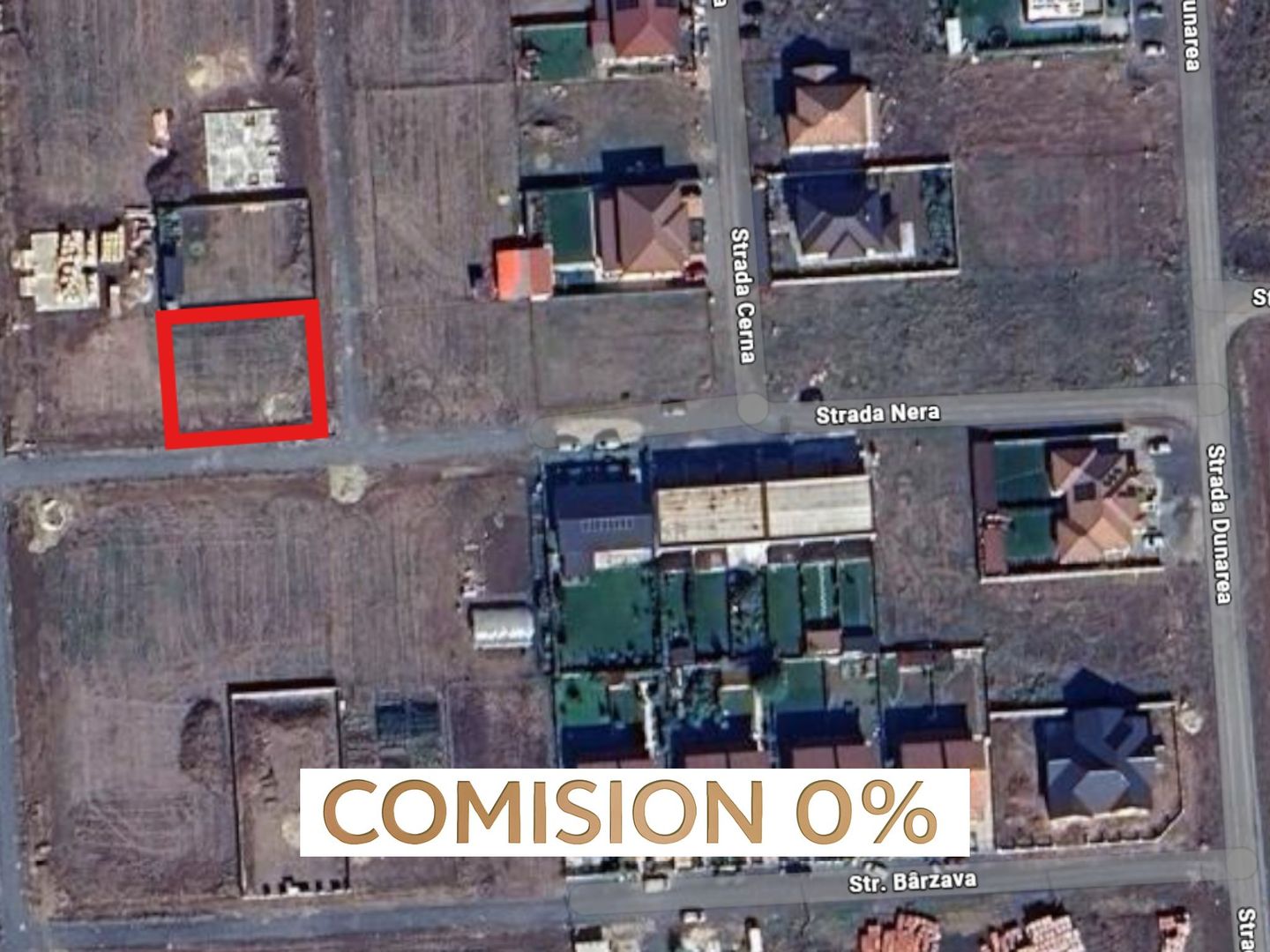 COMISION 0%, Teren 587 MP, 2 Fronuri, Utilitati, Regim P+1E, SACALAZ - Poză 1