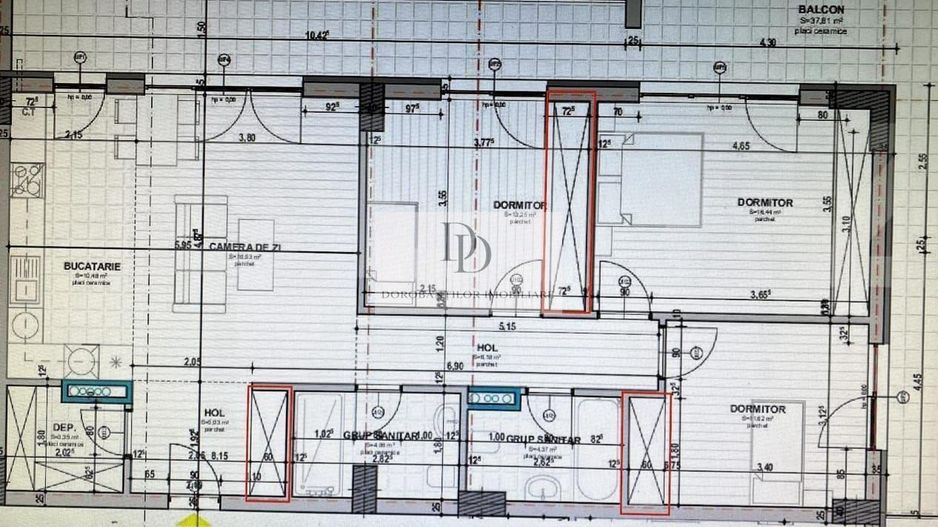 Penthouse Panoramic 4 camere | Terasă 38 mp | 2 parcări | Iris–Oașului - Schiță 16