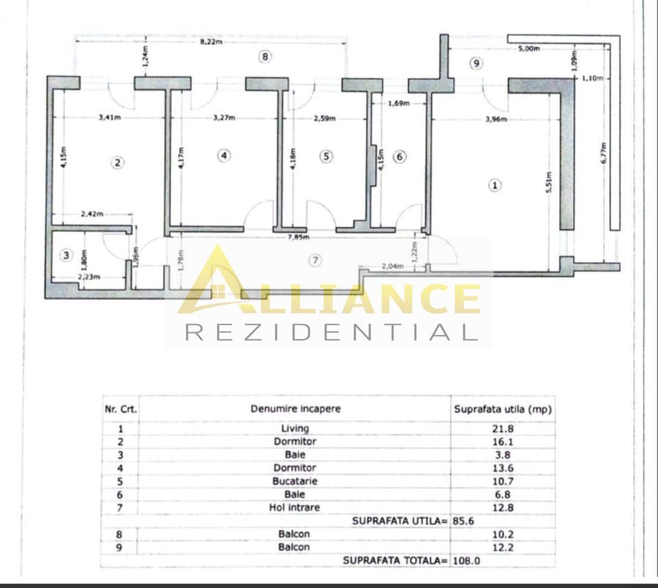 Apartament 3 cam Premium 108 mp + loc de parcare - Poză 22
