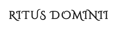 Ritus Dominii - Logo