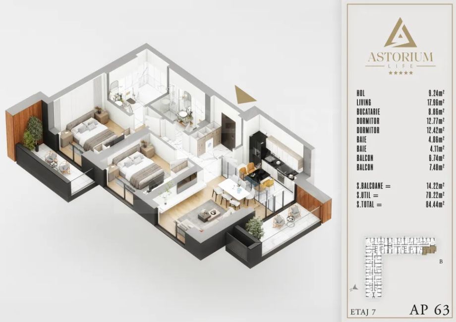 Apartament 3 camere, sector 3, București - Poză 6