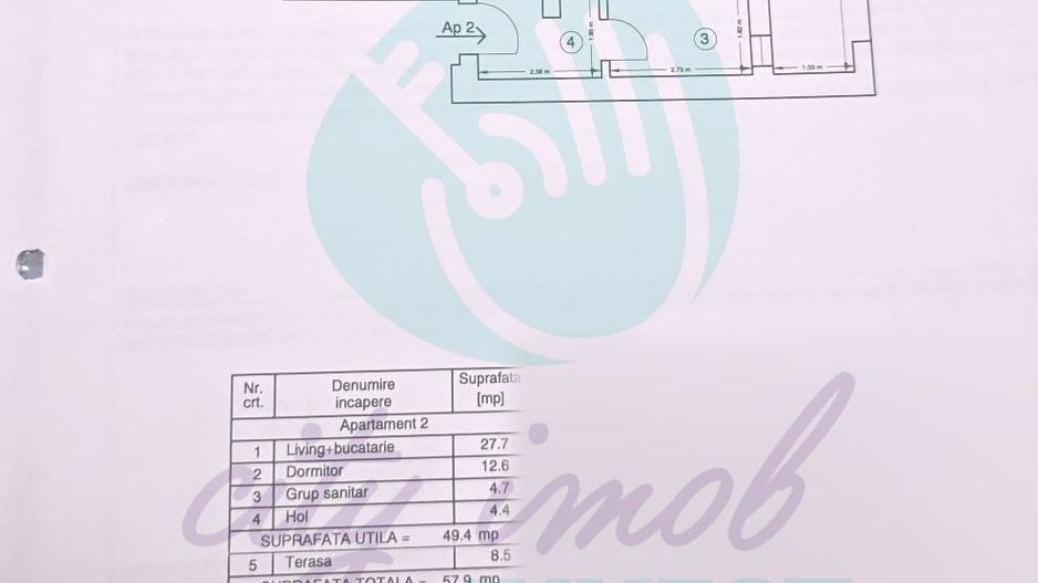 Apartament modern | Universitate | Terasă | Ideal locuință, cabinet sau birou - Poză 6