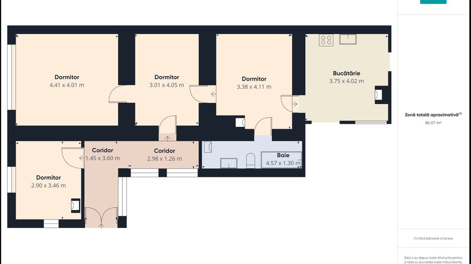 Casă cu front stradal generos Șeitin, județul Arad - Poză 9