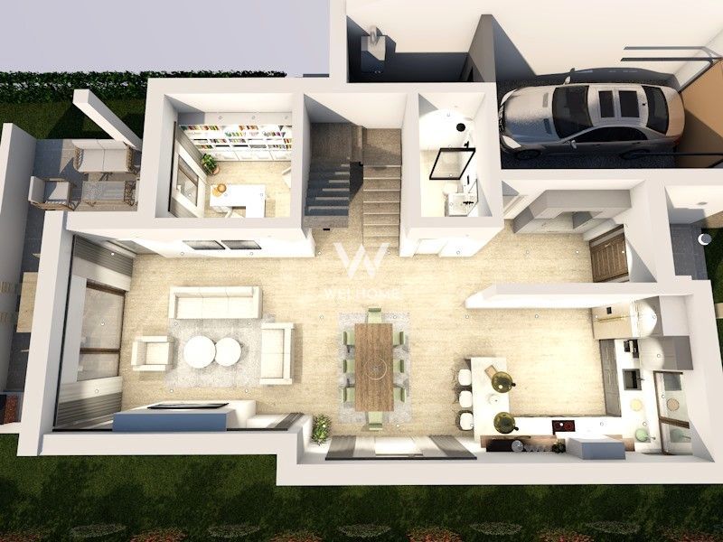 Casa Cu view catre Cetatea Cisnadioara - Schiță 7